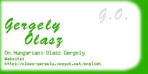 gergely olasz business card